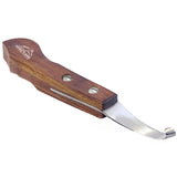Equine Care Left-Handed Hoof Knife - Ultra-Sharp J2 Steel Blade | Professional Farrier Hoof Knife & Horse Hoof Trimmer | Ergonom