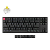 Keychron K8 V2 Wireless RGB Mechanical Keyboard, QMK/VIA Programmable, Hot-Swappable Super Banana Switches, 87-Key TKL PBT Keyca