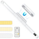 WILLED 5W Led Light Bar with Remote Control, 2500mah Eye-Friendly Vanity Lights Stick On, 3 Color Temperatures Mirror Lights, Bu
