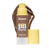 Kosas BB Burst Tinted Face Gel Cream - Supports Healthy Collagen, Smoothes Skin, Hydrates & Moisturizes - Lightweight Buildable 