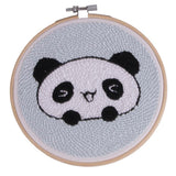 Loom Tree Animal Punch Needle Kits Punch Embroidery Pen Diy Crafts For Beginner Panda | Punch Needle Kits
