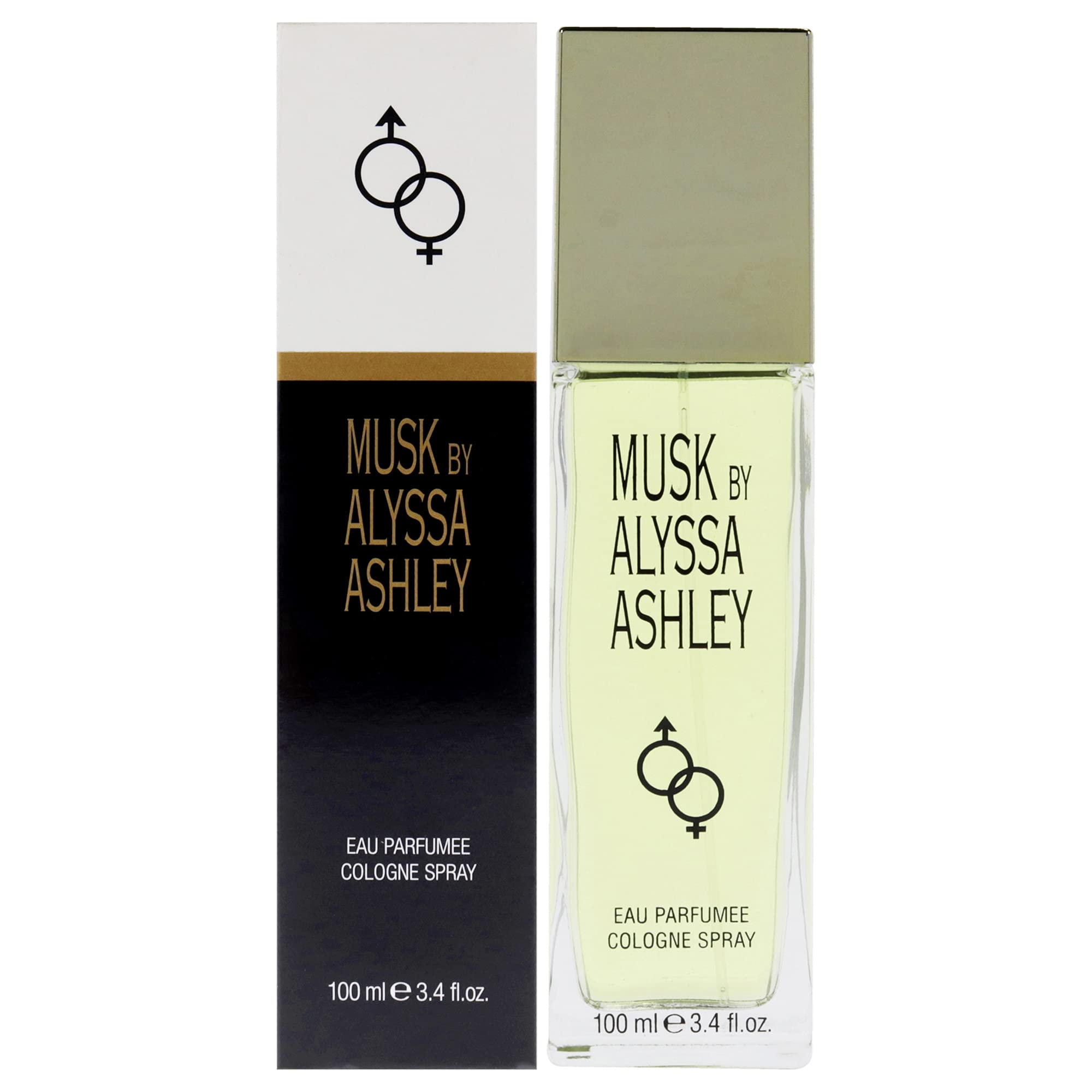 Alyssa Ashley Musk - Perfume For Men And Women With Citrus And Sicilian Bergamot - Long Lasting - Womens Fragrances - 3.4 Oz Cologne Spray,Eau De Parfum