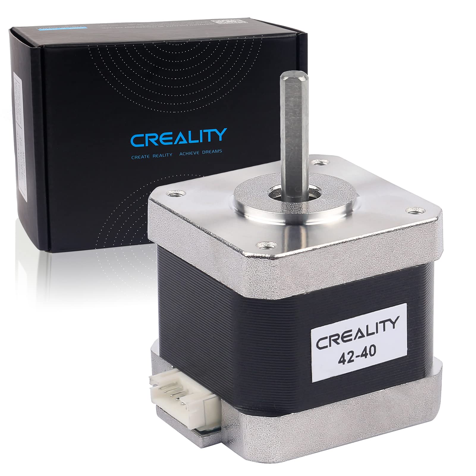 Enomaker 42-40 Stepper Motor For Creality Cr-10 X/Y-Axis Stepping Motor,2 Phase 1A 1.8 Degree 0.4N.M,Compatible For E Axis Extruder Motor For Cr-10 Series And Ender 3 Series(D-Shape),3D Printer Accessories
