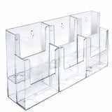 Azar Displays 252808 12.5 W x 3.75 D x 7 H 6Pocket TriFold Brochure Counter Display (2 Pack)