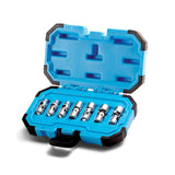 Capri Tools 1/4 in. Drive Universal Socket Set, 3/169/16 in. SAE, 7Piece