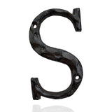 House Letter, 5 Inch High Cast Iron Home Address Letter, Perfect Matching the 5.5 Inch Cast Iron House Numbers (E)