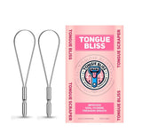 Karatking Stainless Steel Loop Tongue Cleaner Pack Of 2 For Men And Women For Fresh Breath & Bacteria Removal Improved Taste Sen