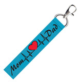 Isee 360 Mom Love Dad Lanyard Tag With Swivel Lobster For Gift Luggage Bags Backpack Laptop Bags L X H 5 X 0.8 Inch