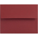 JAM PAPER A2 Premium Invitation Envelopes - 4 3/8 x 5 3/4 - Dark Red - Bulk 500/Box