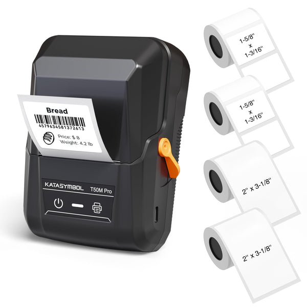 SUPVAN T50M Pro Bluetooth Label Maker Machine with 4 Tapes, Wide Water ...