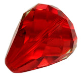 50pcs Adabele Austrian 12mm Faceted Teardrop Crystal Beads Light Siam Red Compatible with 5500 Swarovski Crystals Preciosa