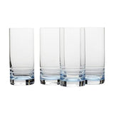 Mikasa Cal Ombre Highball Tumbler Cups, Set of 4, 17-Ounce, Blue