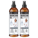 Pure Topical Magnesium Oil Spray, Ultra Fast Absorption for Better Health, Pure Zechstein Brine - (2 Bottle Value Pack)