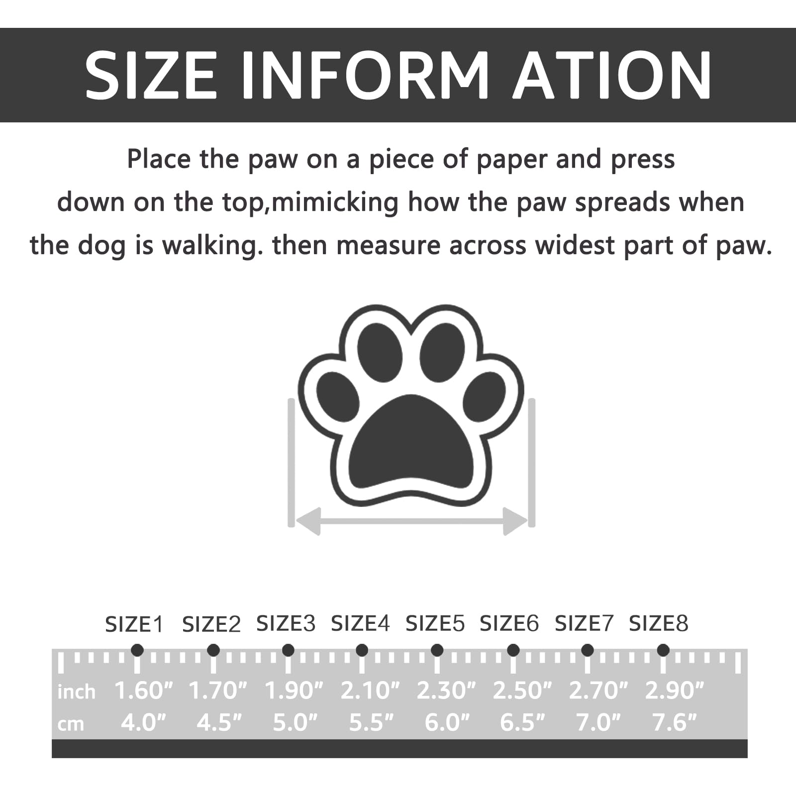 DOGOYS Dog Shoes, Outdoor Dog Boots Non-Slip Waterproof Dog Booties for Medium to Large Dogs 4Pcs for Winter Snowy Day, Summer H