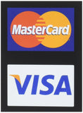 Mastercard/Visa Credit Card Decals (4 pack)