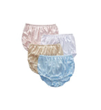 Teri Womens Full Cut Nylon Brief Panty 4 Pack 331, Assorted, 12
