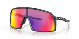 Oakley Mens OO9406 Sutro Rectangular Sunglasses, Matte Black/Prizm Road, 37 mm