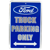 Ford Truck Parking Only Metallic Blue