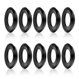 Nuanchu 10 Pcs External Lamp Holder Gasket Black Weatherproof Round Gasket Replacements for Par Lamp Protects Socket from Dirt, 