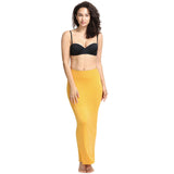 Zivame Women's Plain/Solid Thigh Slimmer (ZI3022-Mustard_Orange_L)