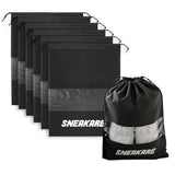 Sneakare Shoe Bag For Travel, Pack Of 6 | Dustproof Drawstring Shoe Cover & Storage Organizer For Men & Women | Reusable Travel,
