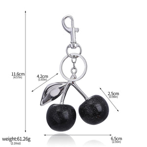 Nylry Cherry Keychain Bag Charm Purse Charms for Handbags Cute Keychain Accessories Gifts for Women Aesthetic Y2K Kawaii Keychai
