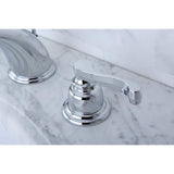Kingston Brass Kb8961Fl Royale Widespread Bathroom Faucet, 5.75 X 4 X 2.31, Polished Chrome