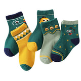 Hopscotch Boys Other AllOver Print Socks Pack Of 5 In Multi Color For Ages 35 Years (Sq83566545)