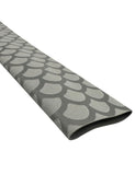 Accering Fishscale Pattern Heat Shrink Tubing Kit for Fishing Rod Grip and Kitchen Supplies (f35mm, L3.3ft, Gray)