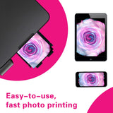 100 Sheets Photo Paper, 6 x 8 Premium Glossy Photo Paper Picture Paper 180 gsm Printer Brochure Paper Glossy, Office Supplie
