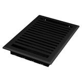 Imperial RG3441 Montezuma Decorative Floor Register, 6 x 10Inch, Black Iron