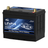 Car Start-Stop Lithium Battery GROUP 24 12V 60AH Car Battery with 1100CCA - High-Performance Automotive Battery with 60 Months W