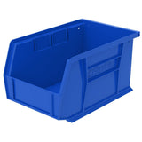 AkroMils 30237 AkroBins Plastic Hanging Stackable Storage Organizer Bin, 9Inch x 6Inch x 5Inch, Blue, 12Pack