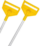 VOUBIEN Commercial Mop Handle Heavy Duty,2 Pack 60 Industrial Mop Stick,Wet Mops Head Replacement Holder for Professional/Indust