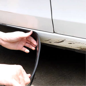 13ft*3.15in [Side] [Skirt]s Protector, [Universal] Rubber [Anti]-[Scratch Edge Guards for Cars, Sedans, Truck, SUV Bumper (Black