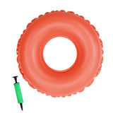BnfPortable Inflatable Ring Cushion With A Pump For Hemorrhoid Car Office Chair Orange| Medical, Mobility & Disability | Orthope