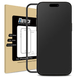 Mothca Matte Glass Screen Protector for iPhone 15 Pro (6.1 inch) Anti-Glare & Anti-Fingerprint Tempered Glass Clear Film, [Easy 