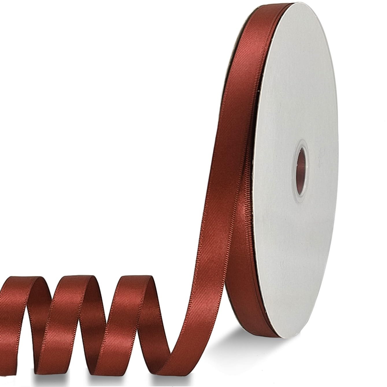 YEQIN Double Face Scarlet Satin Ribbon Satin 1/2 inch x Continuous 50 Metres Polyester Ribbon for Gift Wrapping Weddings Party H