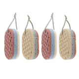 Enakshi 4X Large Hole Stereoscopic Body Sponges Deep Skin Care Cleansing Shower Bath|Health & Beauty | Bath & Body | Bath Brushe