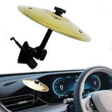 Car Cymbal Air Vent, Car Crash Cymbal, Drum Cymbal, Ingenious Design, Suitable For Various Car Air Vents, For Music Lovers, Gold