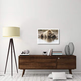 Grizzly Bear Sleeping On Shore, Katmai National Park, Alaska-Paper Art-32,,X22,,