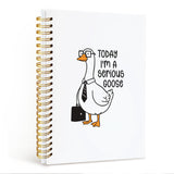 STHTTSW Funny Goose Notebook Journal, Office Humor Gifts Journal for Women Men Coworkers, Goose Gifts Notebooks for Work, Funny 