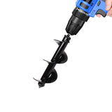 HUAPPNIO Bulb Planter Tool,Auger Drill Bit for Planting 3.15x8.66 Inch Suitable for 3/8  Hex Drive Drill