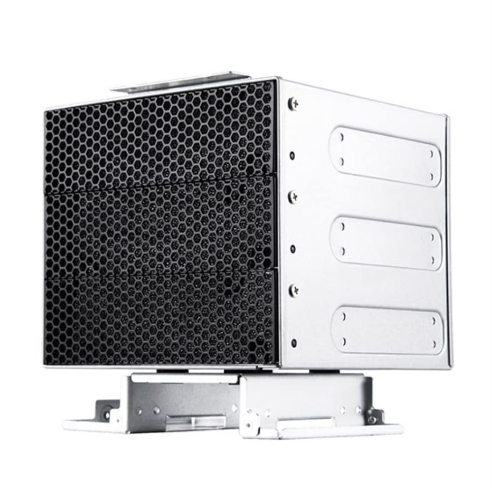 Silverstone Technology 5.25 Cage For Silverstone Chassis Rm400 / Rm41-506 / Rm41-H08, Supports 3X5.25 Odd And 1X2.5 Device, 5.75'L X 5.75'W X 1.625'H, Desktop Compatible