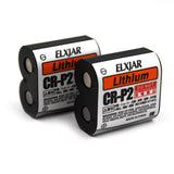 hflexgrad (2-Pack) 6V 1500mAh CR-P2 Lithium Photo Battery Replaces 223A, 2CR-P2, EL223AP, and DL223A Batteries