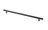 Lew's Hardware Bar Series 51-105 Matte Black Cabinet Knobs and Pulls (G. 12 Centers/18 Overall)