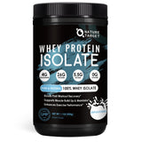 Whey Isolate Protein Powder, Unflavored Protein Powder, Whey Protein Powder for Muscle Growth & Recovery, 26g of Protein, 5.5g B