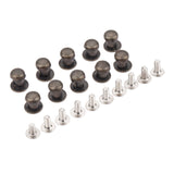 10Pcs Antique Bronze Drawer Knobs, Zinc Alloy 0.28x0.39 Mini Handles for Dollhouse Cabinet Cupboard Dresser Closet Chest Bin Jew