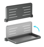 Aluminum RV Folding Wall Shelves 12 Inch Collapsible Fold Down Bookshelf for Camper - Small Foldable Trailer Interior Hidden Bed