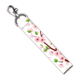 Isee 360 Blossom Flower Lanyard Bag Tag With Swivel Lobster For Gift Luggage Bags Backpack Laptop Bags Travelers Students Worker